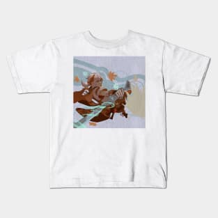 Kaedehara Kazuha (TEXTURED VERSION) Kids T-Shirt